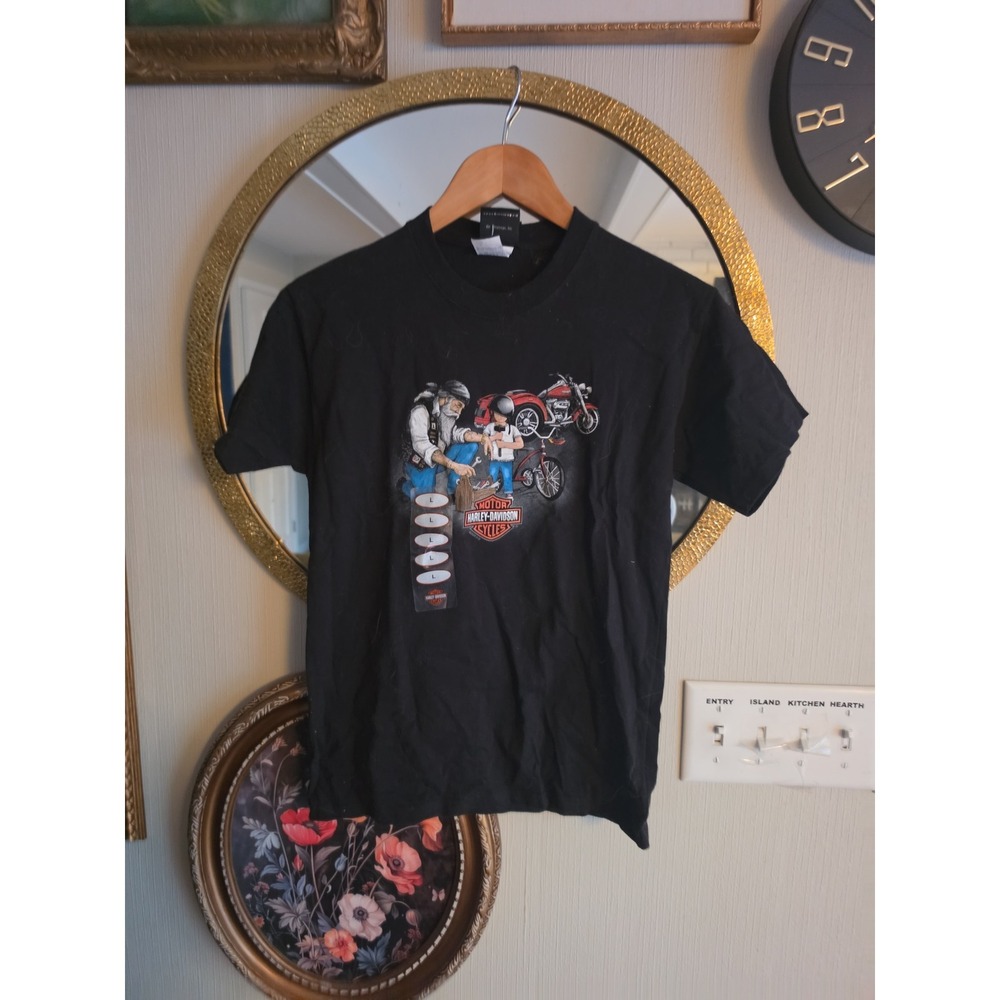 Harley Davidson youth large black tshirt Timbertown Salem, OR